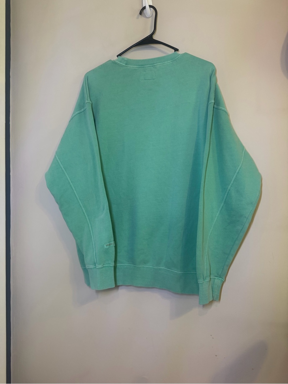 Billabong x Wrangler Mint Green Crewneck with Blue Script - Picture 5 of 8